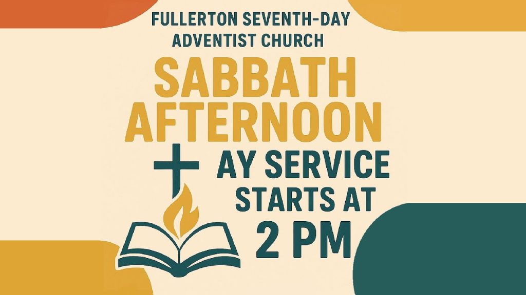 Sabbath Afternoon Adventist Youth (AY) Service 2025-09-20