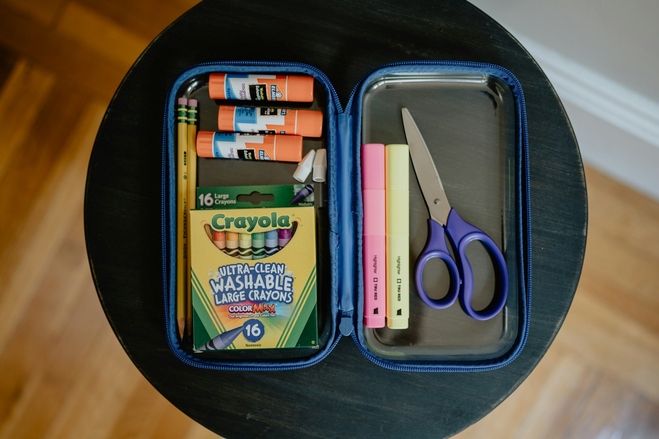 a box of supplies