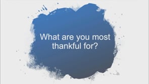 What Are You Most Thankful For