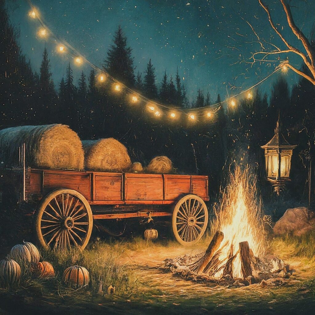 2024-10-05 – Annual Vespers, Scavenger Hunt, Potluck Meal, Bon Fire, & Hay Ride