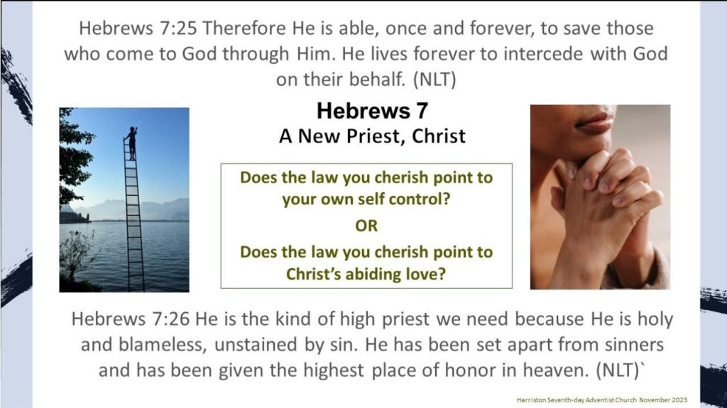 Hebrews 7 A New Priest, Christ