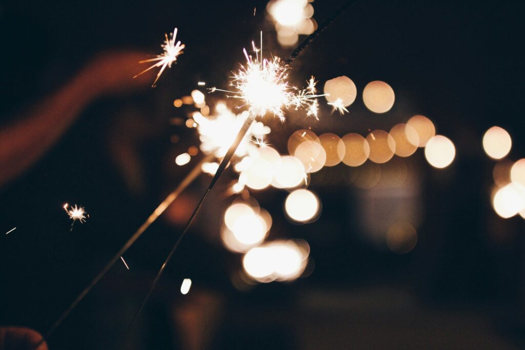 Singing and sparkling!
