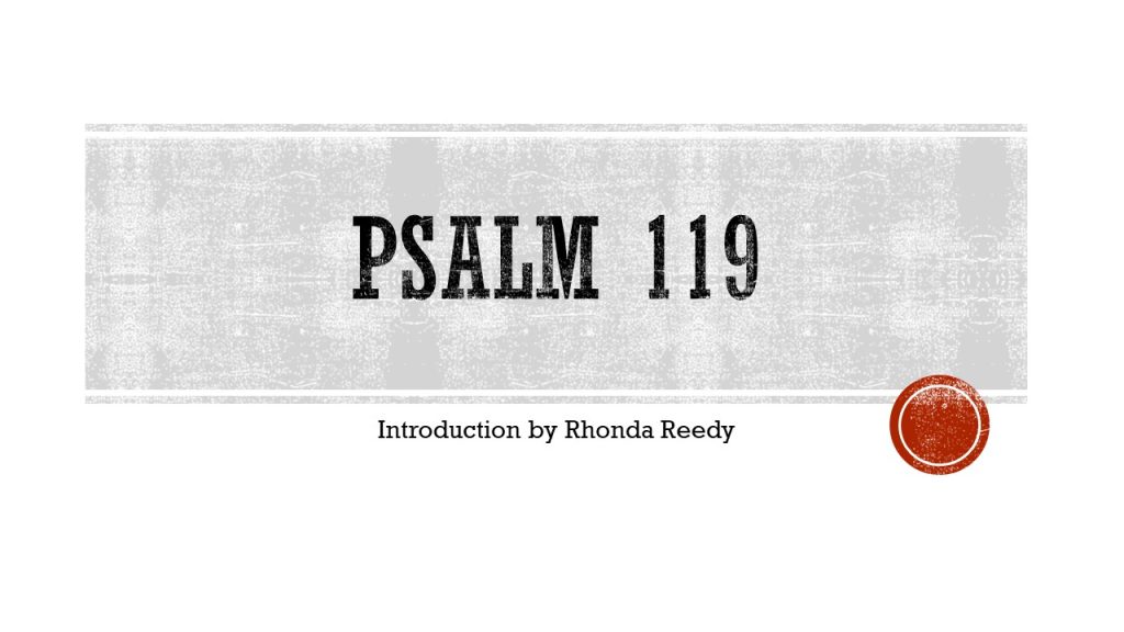 Where Law & Love Come Together – Psalms 119