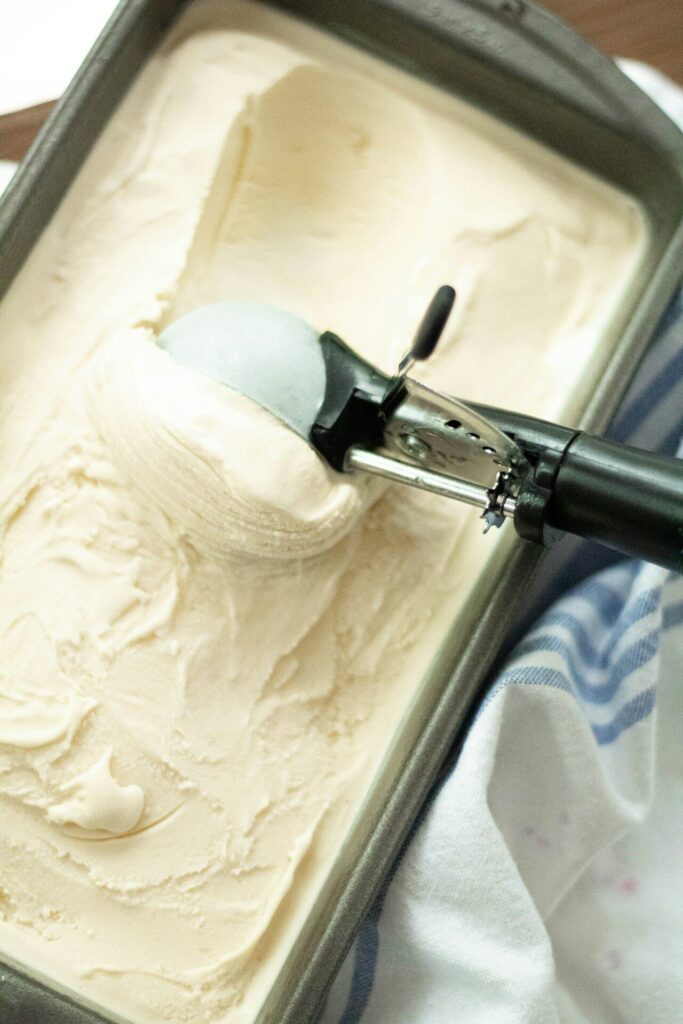 Homemade Vanilla Cashew Ice Cream
