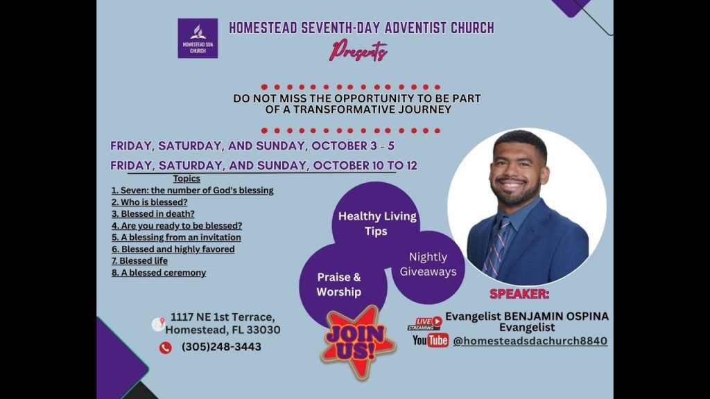 Fall Evangelistic Series [Fri. Evening 10/3]