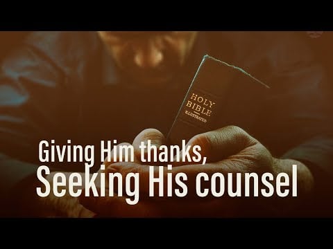 Thanksgiving Sermon: Giving Him Thanks