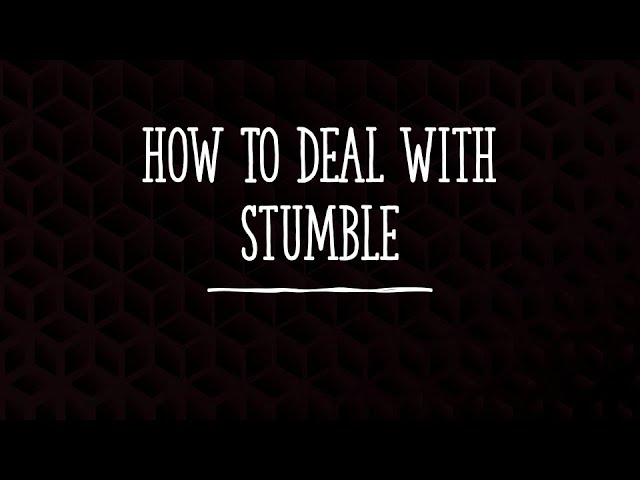 “How to Deal with Stumbles” Isolette Fio