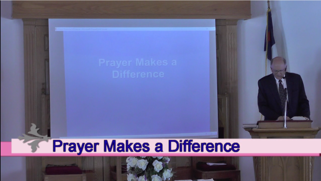 Prayer Makes a Difference