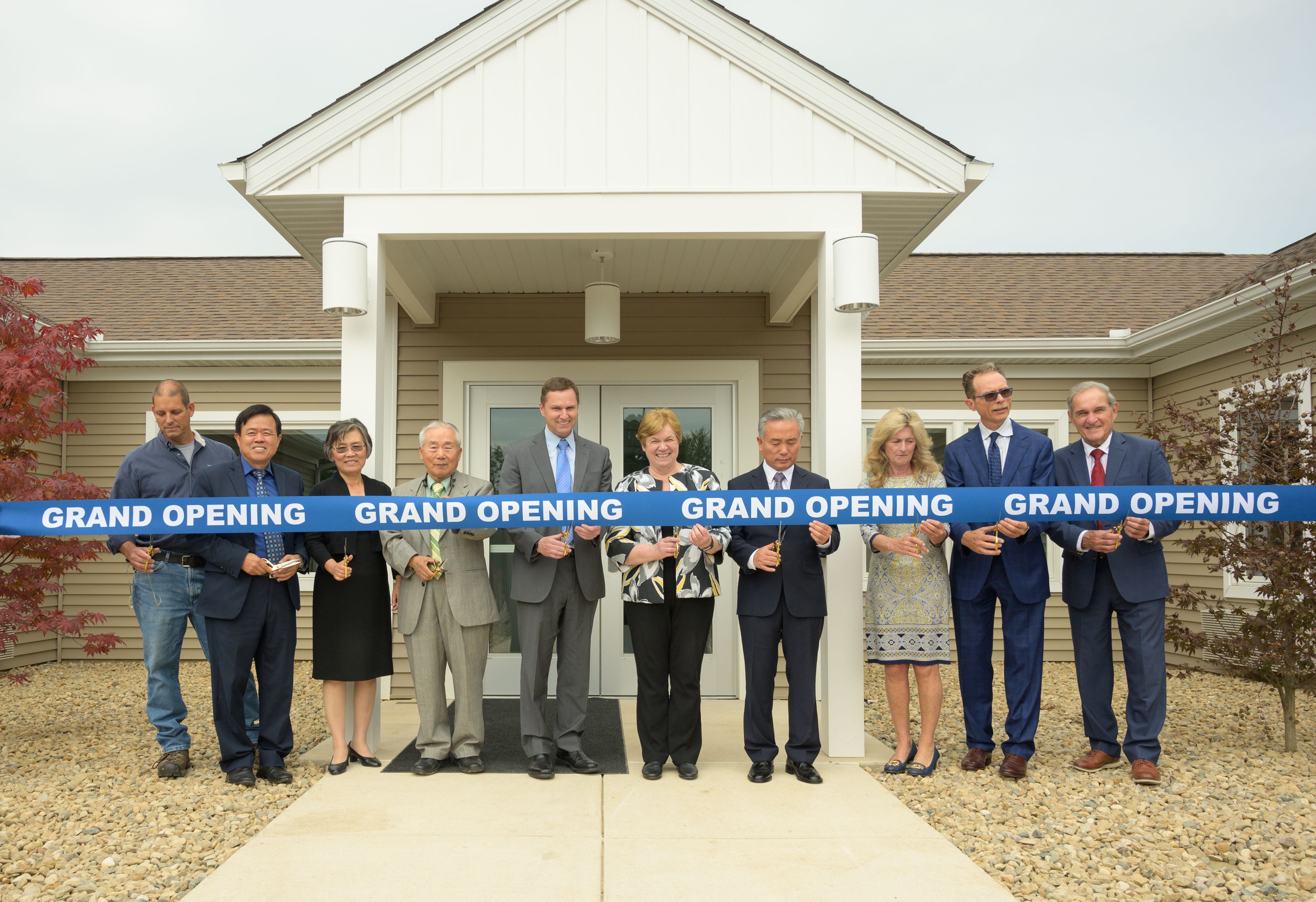 Ribbon-cutting ceremony for Advent Prayer Center
