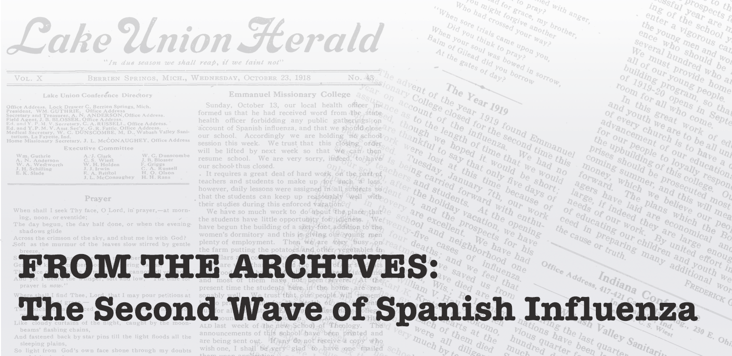 From the Archives: The Second Wave of Spanish Influenza