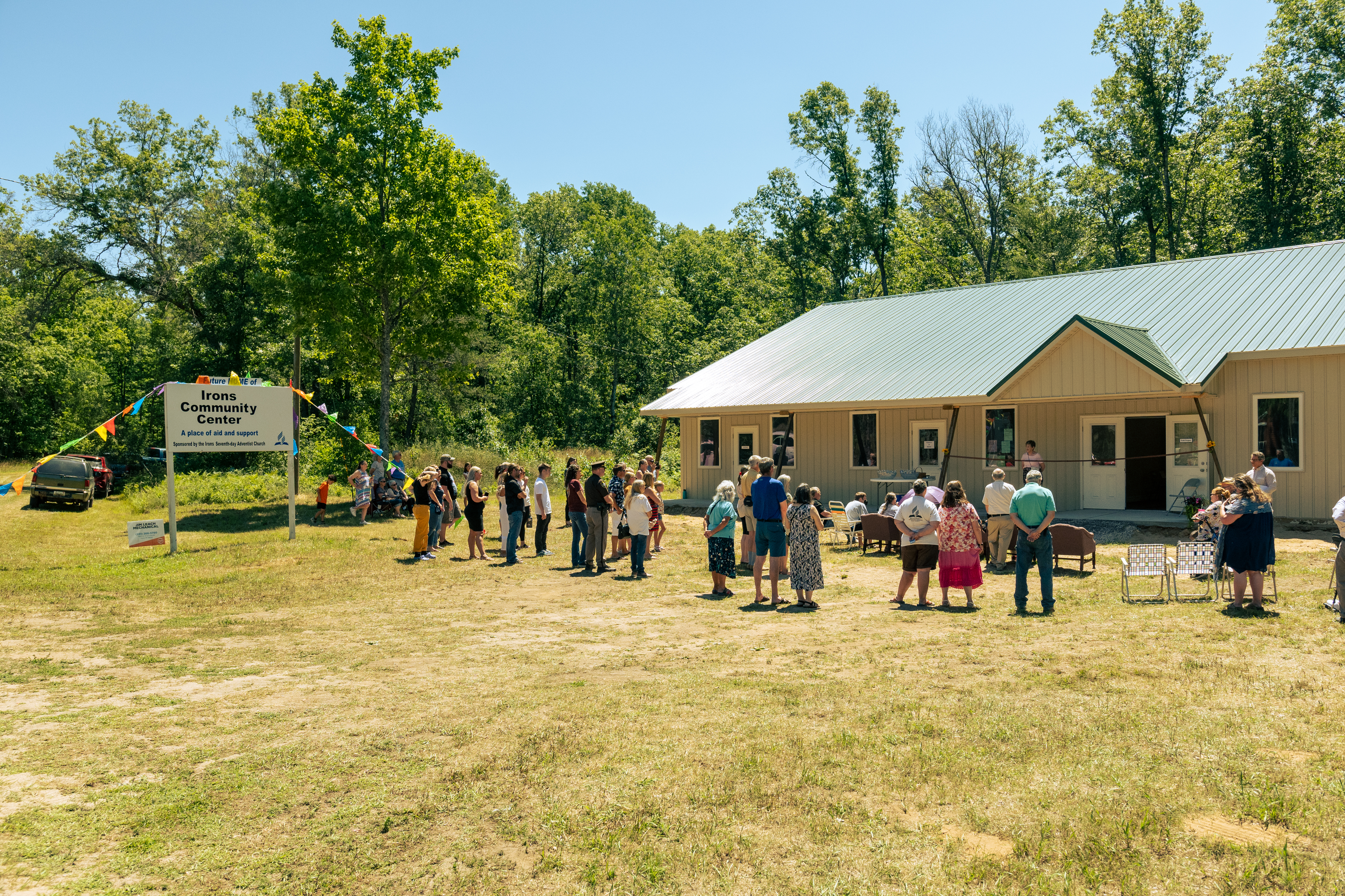 Irons Church Dedicates New Community Center