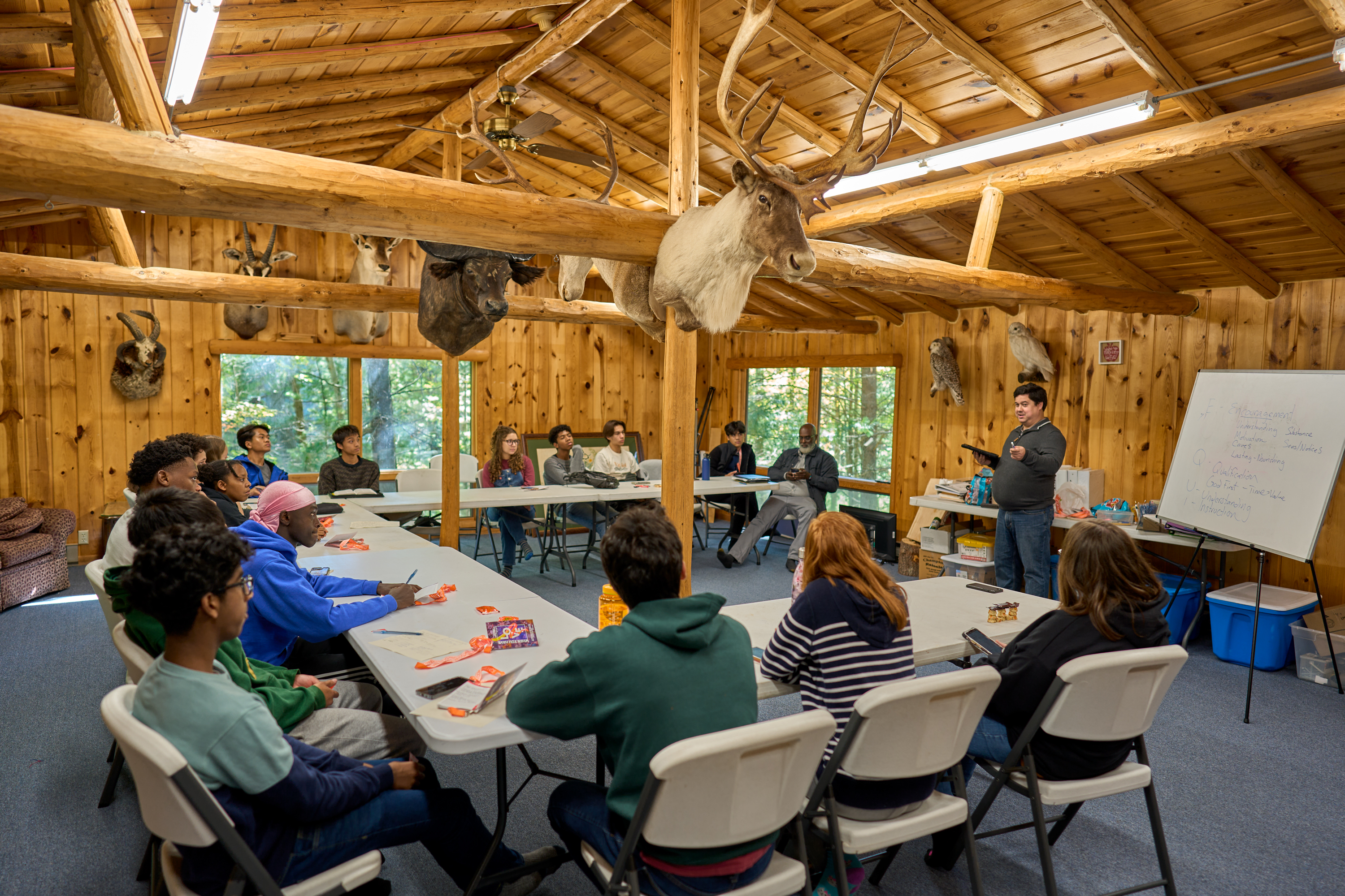 Academy leadership camp roars back after two-year hiatus