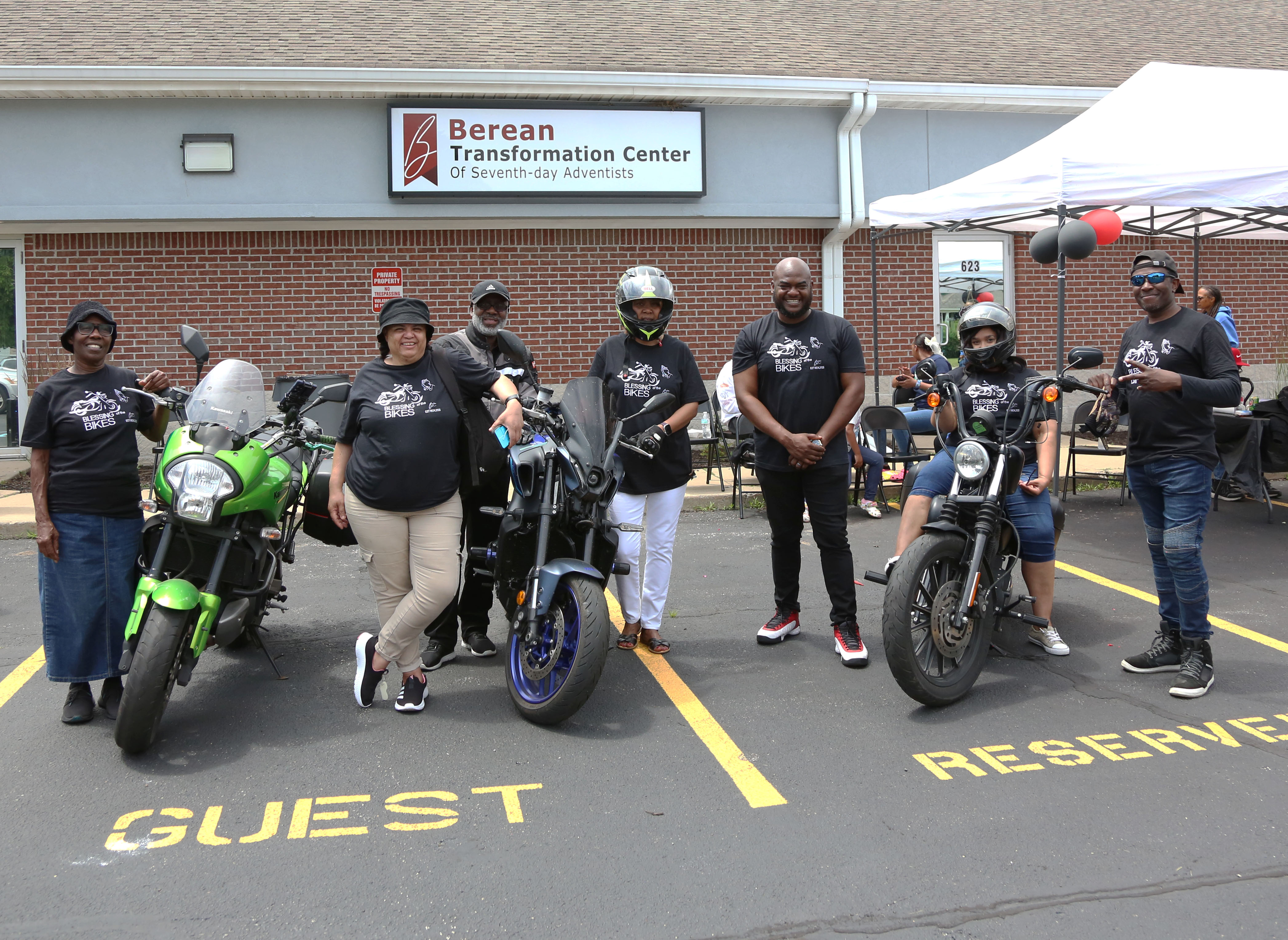 Church Opens Its Doors and Parking Lot to Bikers