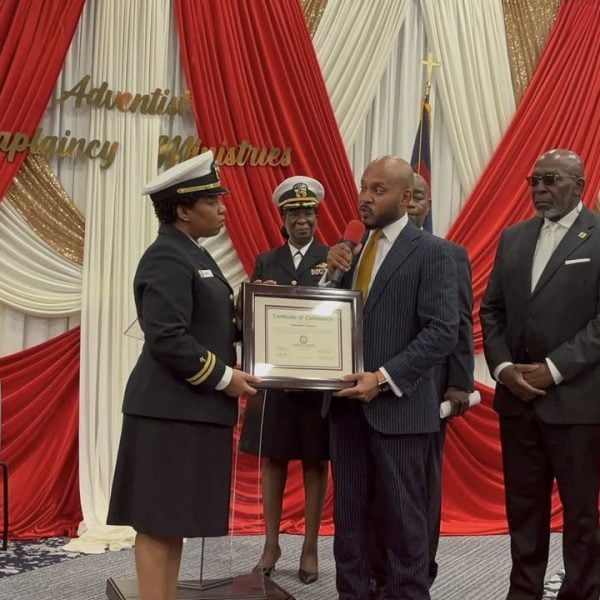 Thandiwe Chiwaya Commissioned as U.S. Navy Chaplain