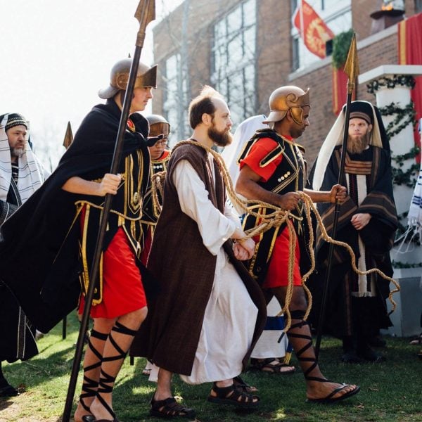 Young People Resurrect Passion Play  