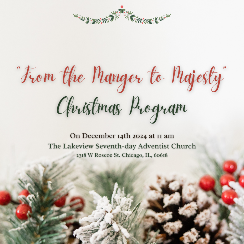 “From the Manger to Majesty” Christmas Program 2024