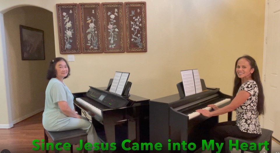 Special Music – Piano Duo – Since Jesus Came into My Heart