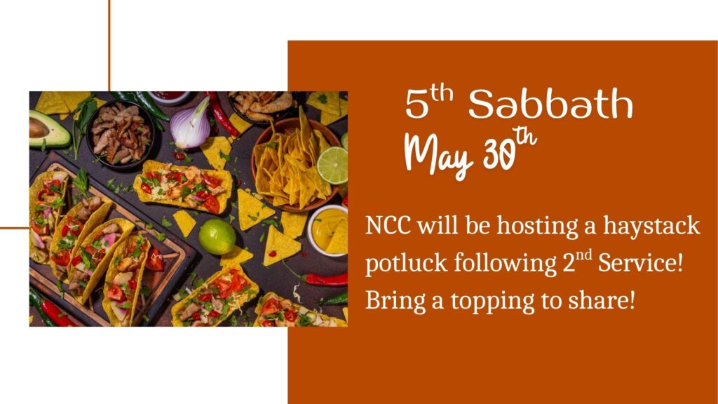 May 30th Potluck