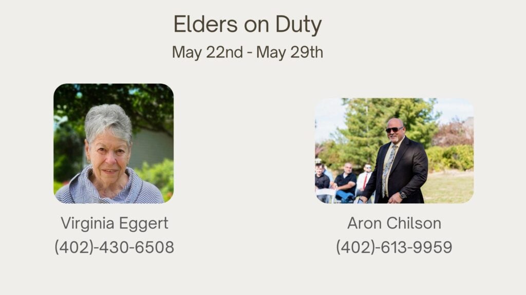 Elders on Duty