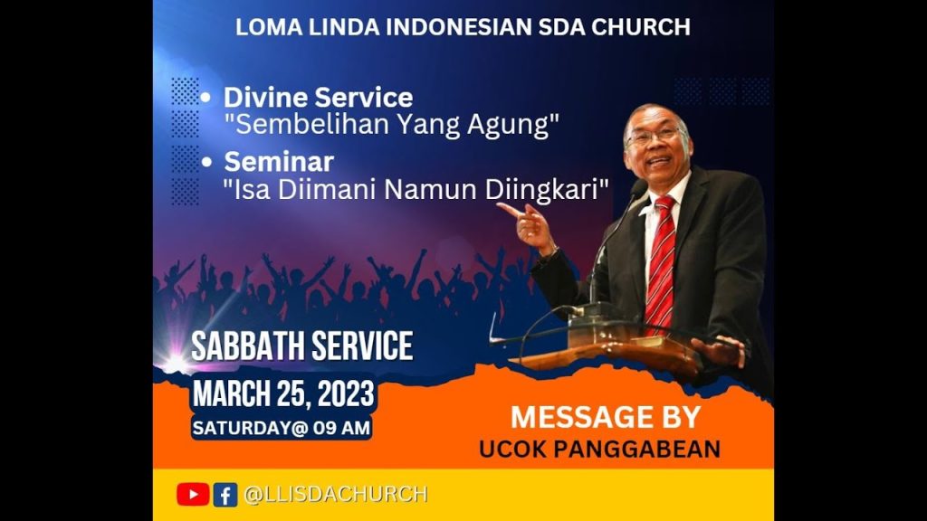 March 25 – Sabbath Service