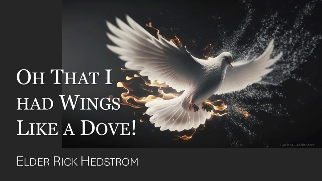 Oh That I Had Wings Like a Dove!
