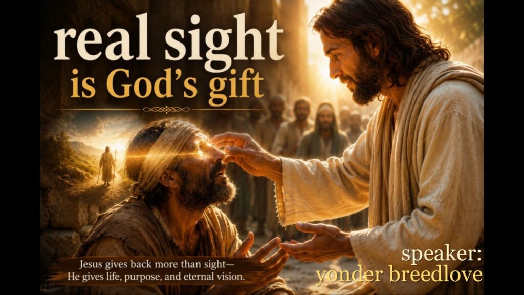 Youth Sabbath – Real Sight is God’s Gift