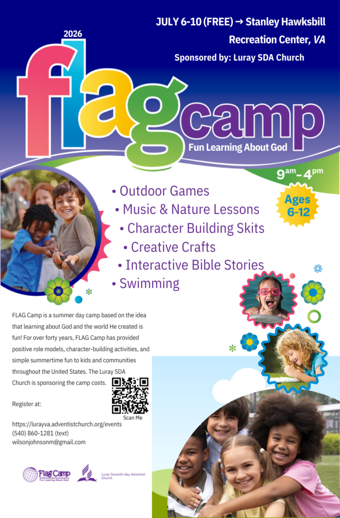 Flag camp flyer