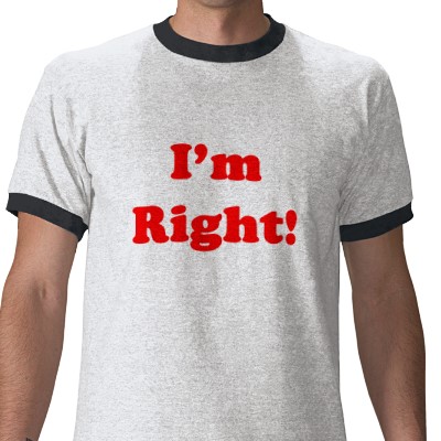 The Importance of Being Right