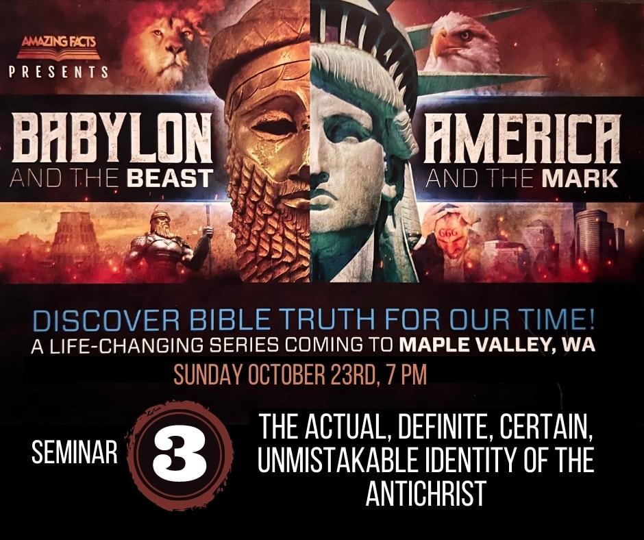 The Actual Definite Certain unmistakable Identity of the Antichrist