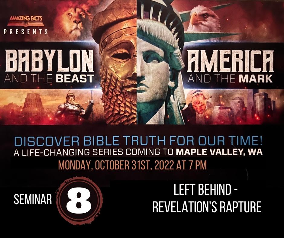 Left Behind – Revelation’s Rapture