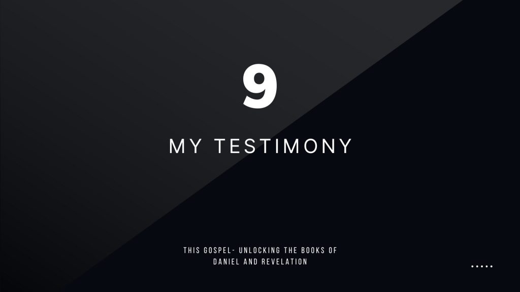 My Testimony by Rome U