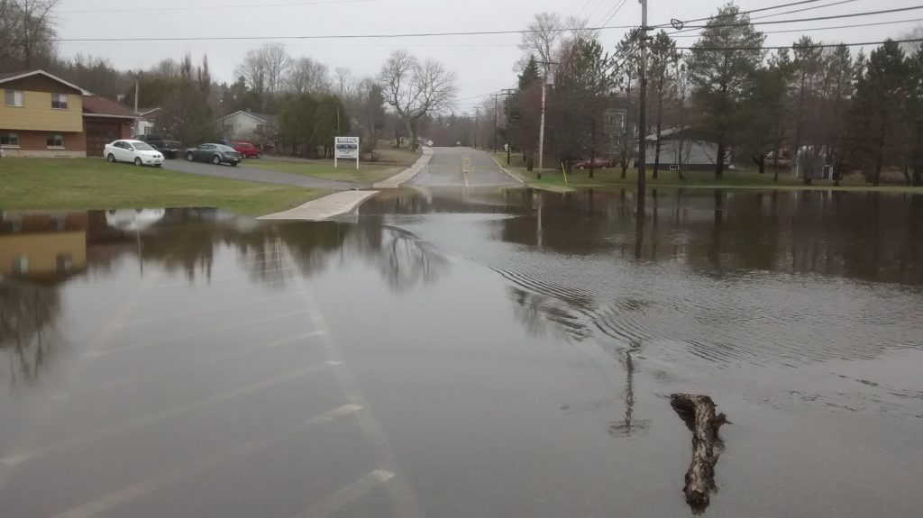 Spring Flooding along Kennebecasis River