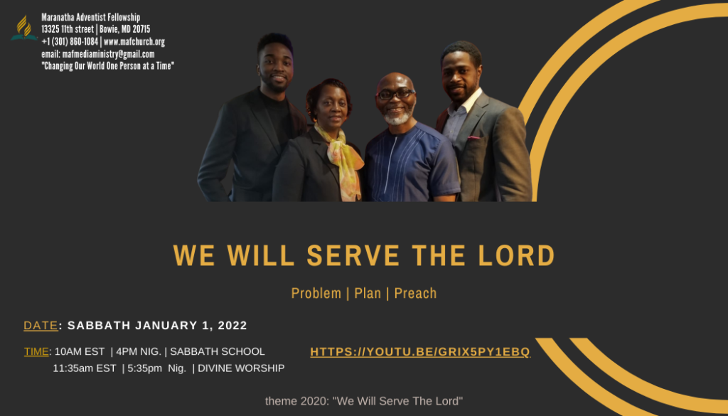We Will Serve the Lord