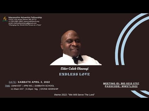 Endless Love | Elder Caleb Olawuyi