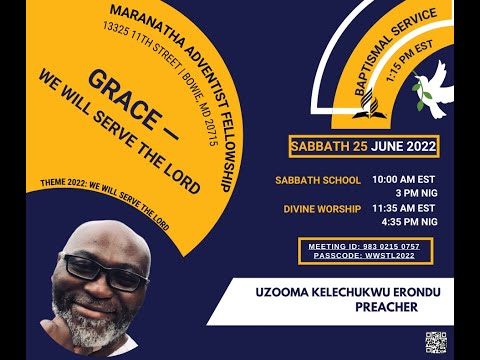 GRACE — We Will Serve the Lord | Pastor Uzooma Kelechukwu Erondu