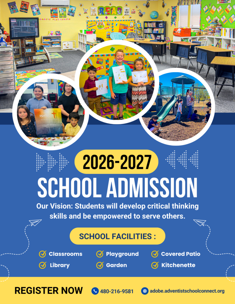OPEN ENROLLMENT FOR SY 2026-2027 – Adobe Adventist® Christian School