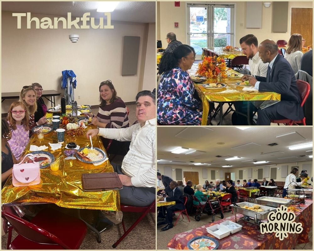 Annual Thanksgiving Fellowship Breakfast enjoyed by all