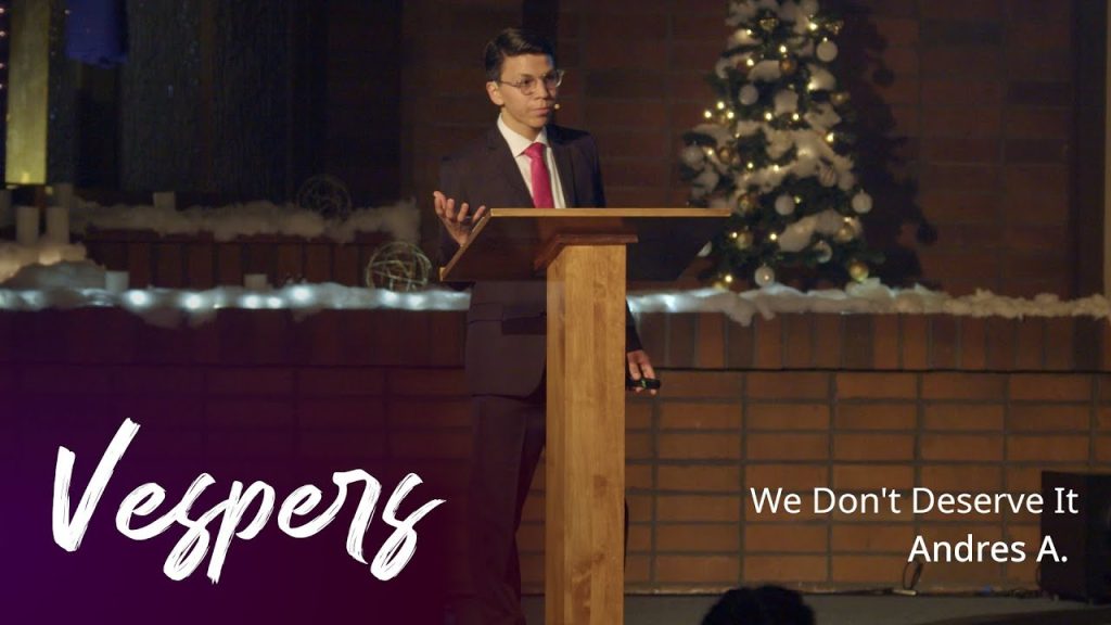 Vespers – “We Don’t Deserve It” by Andres A.