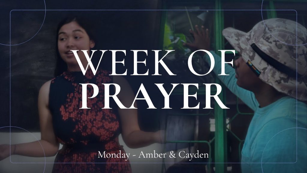 Spring Week of Prayer 2024 – Monday: Amber and Cayden