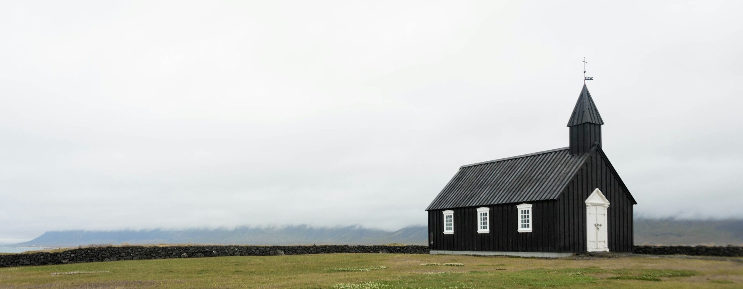 black wooden house