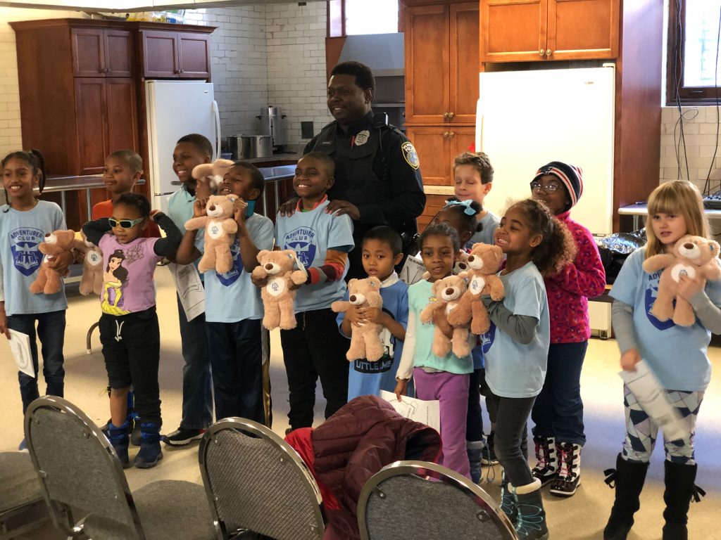 Milwaukee Police teach Child Safety to Milwaukee Central Adventurers