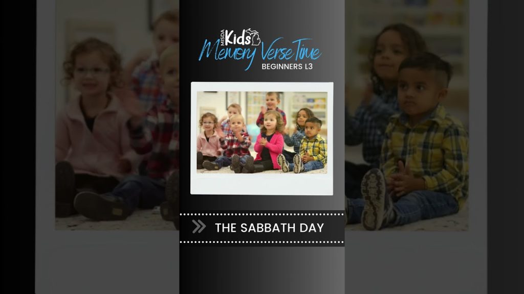 MISDA Kids Memory Verse Time: Exodus 20:8