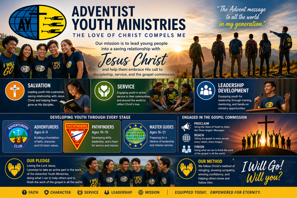 Image explains the mission of AY Ministry. Image created by Belkys Gomez.