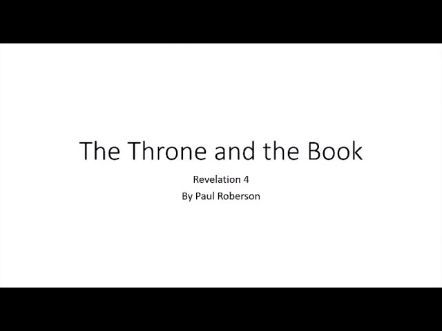 The Throne and the Book – May 4, 2024