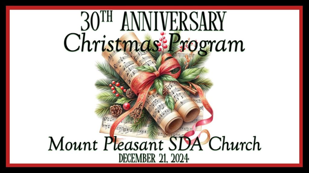 30th Anniversary Christmas Music Program – December 21, 2024