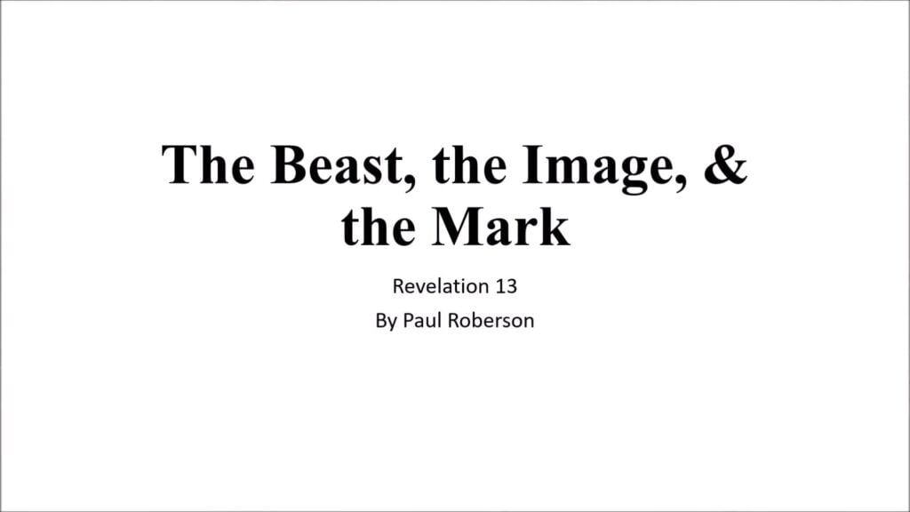 The Beast, The Image, and The Mark – August 1, 2026