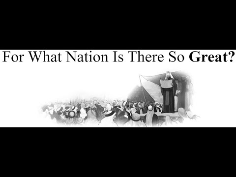 For What Nation Is There so Great? // Sabbath School Panel // 2021 quarter 4, lesson 6