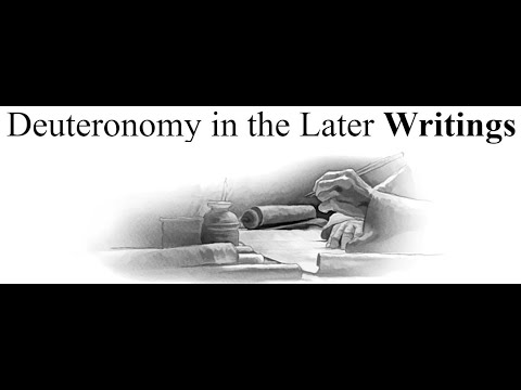 Deuteronomy in the Later Writings // Sabbath School Panel // 2021 quarter 4, lesson 11