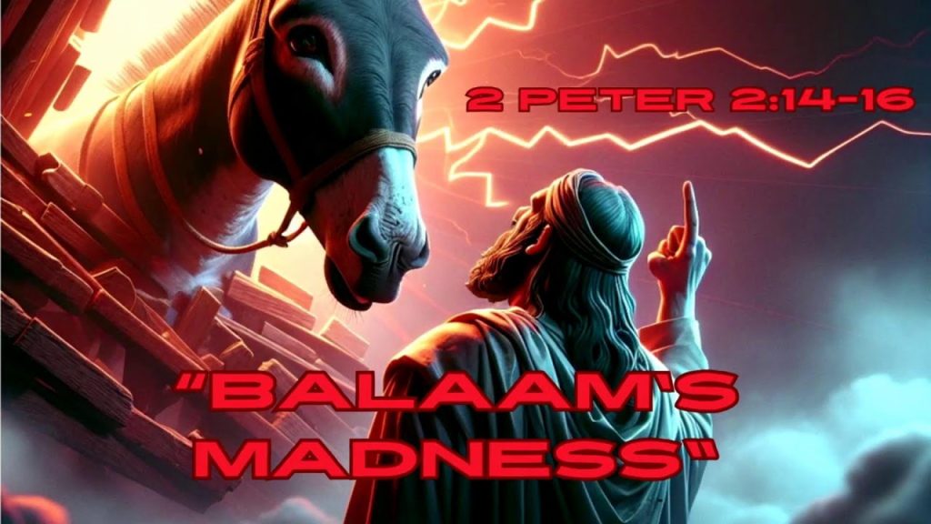 Elder Clarence Julien  “Balaam’s Madness”  2 Peter 2:14-16
