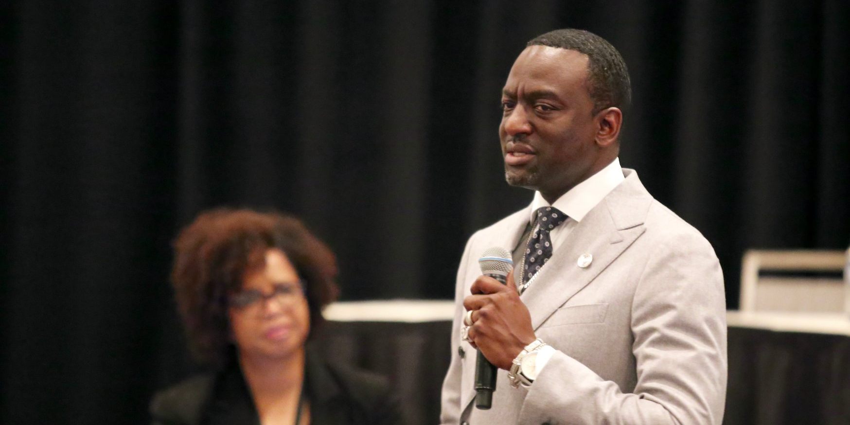 At the Conscience and Justice Council Conference, Yusef Salaam speaks about his experience of being wrongly accused of the 1989 beating a New York City jogger.